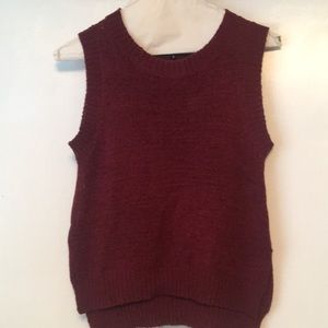 Sleeves sweater  size small pretty wine color